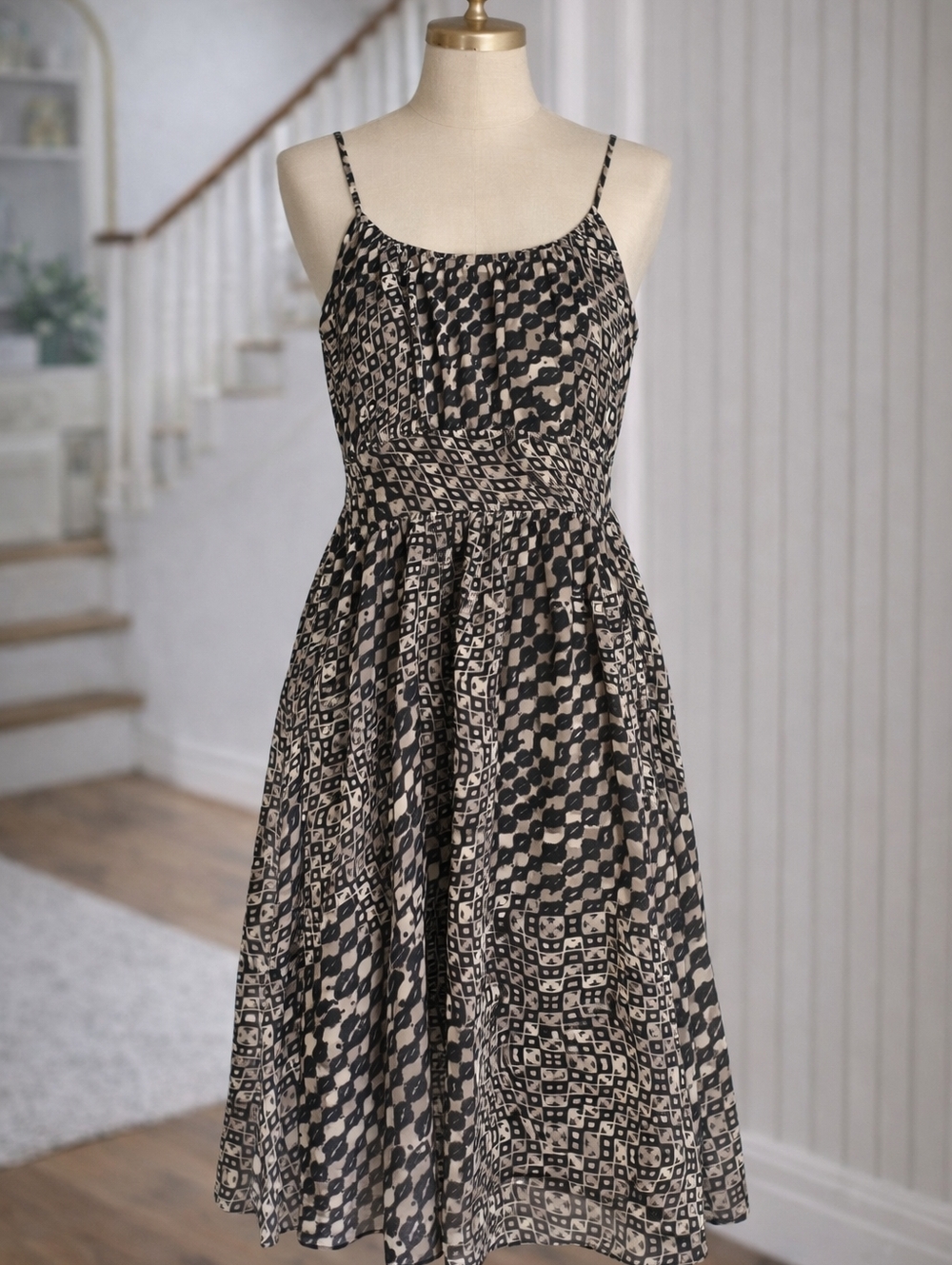 Banana Republic Lined Flowy Dress Sz 8